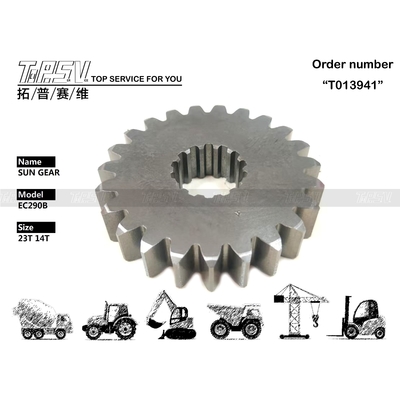 SA7117-38371 Ingranaggio solare a 1 stadio per traslazione escavatore EC290B in acciaio ad alta durabilità per dimensioni personalizzabili e resistenti