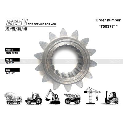 Ingranaggio solare a 1 stadio per rotazione escavatore CLG925 ad alta precisione per facilitare l'installazione, la manutenzione dell'olio per ingranaggi e prestazioni di alta precisione