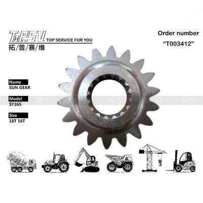 Facile installazione ingranaggio solare di rotazione per escavatore CLG936 nero, sistema di trasmissione per escavatore a 1 stadio, nero