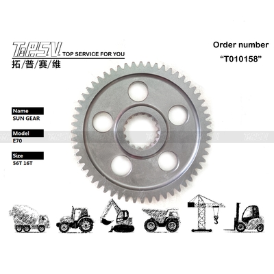 Riduttore planetario tipo E70 per escavatore, ingranaggi solari per rotazione, parti di ingranaggi con elevata durata