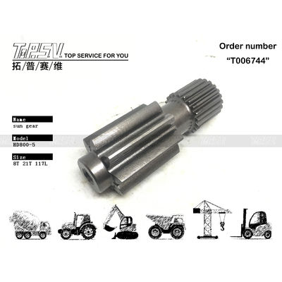 Nero HD800-5 Excavator Travel Sun Gear Drive Motor per facile installazione e macchinari pesanti