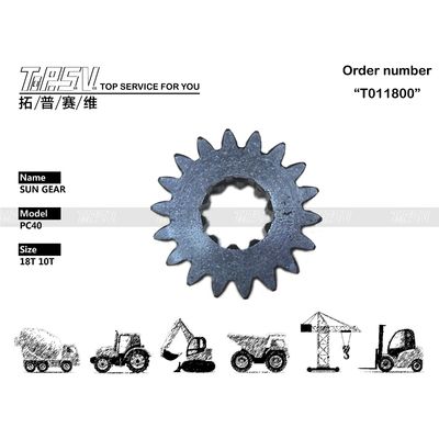 Alta Durabilità PC40 Excavator Travel Gear Box 1 Stage Sun Gear Ingegneria di precisione garantisce un movimento di oscillazione liscio adatto agli scavatori pesanti