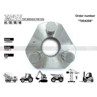201-26-71130 Motore idraulico PC60-7 Swing escavatore 2 stadi Portatore Nero Colore Meccanismo oscillante Parte adatta a vari modelli di escavatore
