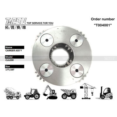 CLG200 Escavatore Swing 2 Stage Carrier ASSY Parts For Swing Drive Escavatore Ricambi