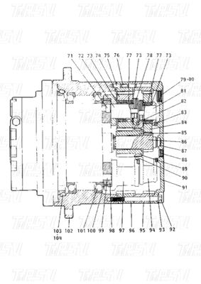 Good price E120B Catalogo 099-4141 Escavatore acciaio pesante motore di azionamento finale in linea