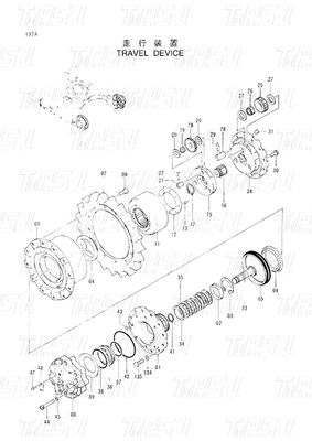 Good price Equipaggiamento idraulico per scavo Motori di azionamento finale per applicazioni pesanti Catalogo 9111033 EX60-3 in linea