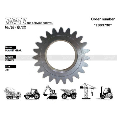 Acciaio CLG225 Assemblaggio di ingranaggi planetari Nero 1Stage Swing Gear escavatore