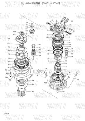 Good price Escavatori di acciaio versatili Swing Travel Drive Motori idraulici in linea