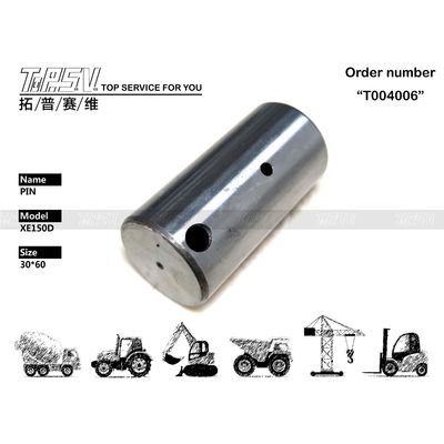 XE150D Swing di escavatore a 2 tappe Pin di ingranaggio Trattato termicamente in fabbrica colore nero