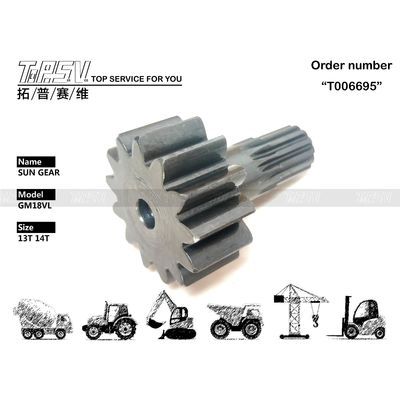 Good price GM18VL Sistema di trasmissione dell'escavatore Escavatore Viaggio Armatura solare per macchinari Negozi di riparazione In nero in linea