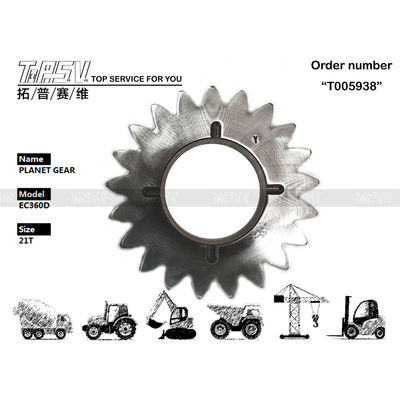 Good price VOE14566421 Disponibilità EC290D Excavator Travel 2 Stage Planetary Gear con tecnica di forgiatura in acciaio in linea