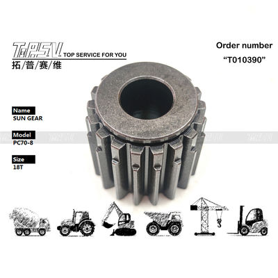 Good price TZ110D1006-00 Dipende dalle dimensioni Ingranaggio solare a 2 stadi per traslazione escavatore PC70-8 con manutenzione olio ingranaggi e azionamento motore idraulico in linea