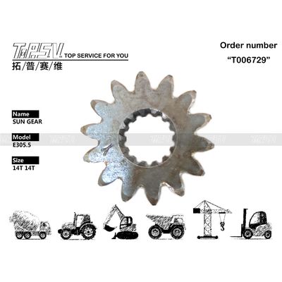 Good price 198-5013 Compatibilità E305.5 Escavatore Viaggio Sun Gear per diversi modelli di escavatore in linea
