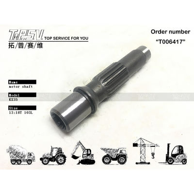 Good price Acciaio KX35 Excavator Travel Motor Shaft Compatibile con il sistema di trasmissione dell'escavatore in linea