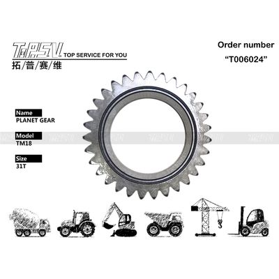 Acciaio trattato termicamente JCM913 Excavator Travel 2 Stage Planetary Gear per l'escavatore