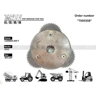 Dispositivo ASSY di trasporto per escavatore E312 Energy Mining 1 stadio, in nero, per la produttività