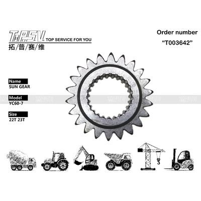 Good price Bag YC60-7 Swing Gear Box 1 Stage Sun Gear Componenti durevoli progettati per scavatori e macchine da costruzione pesanti in linea