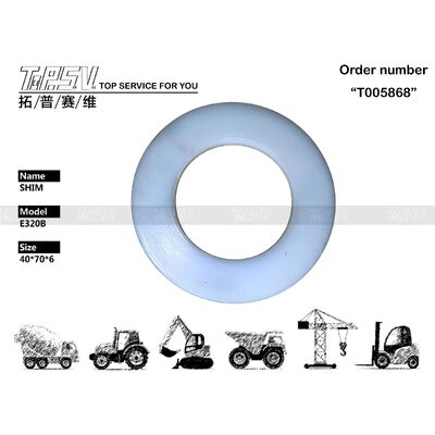 7Y-1434 E320B Parti di spessoramento del supporto di traslazione dell'escavatore a 2 stadi per ricambi per escavatori con trasmissione rotante