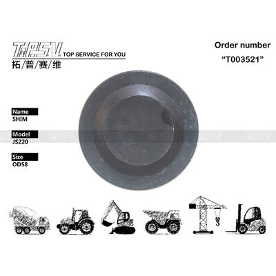 Good price Parti dello spessore del trasportatore della fase dell'oscillazione dell'escavatore JS220 1 per i pezzi di ricambio dell'escavatore dell'azionamento dell'oscillazione in linea