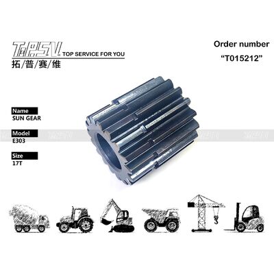 Parti dell'ingranaggio solare della fase di viaggio dell'escavatore E303 2 per i pezzi di ricambio dell'escavatore dell'azionamento di viaggio