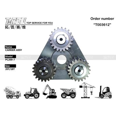 PC200-7 Swing di escavatore 1 stadio ASSY per apparecchiature di scavo