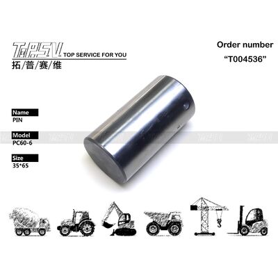 201-26-61231 Parti del perno dell'oscillazione dell'escavatore PC60-6 per i pezzi di ricambio dell'escavatore dell'azionamento dell'oscillazione