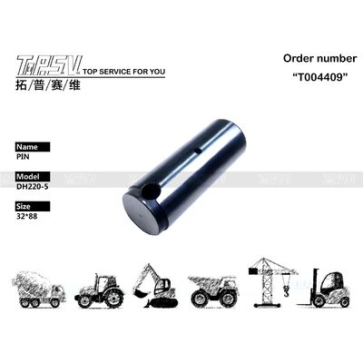 Good price Perno dell'ingranaggio a 2 stadi dell'oscillazione dell'escavatore DH220-5 ad alta resistenza in linea