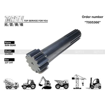 333-2989 parti dell'ingranaggio solare della fase di viaggio dell'escavatore E320D2 1 per i pezzi di ricambio dell'escavatore dell'azionamento di viaggio