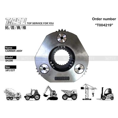 Good price Parti del ASSY del trasportatore della fase dell'oscillazione dell'escavatore SH200 2 per i pezzi di ricambio dell'escavatore dell'azionamento dell'oscillazione in linea