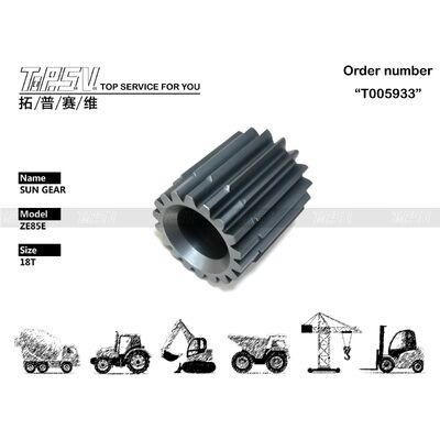 Motore idraulico ad alta resistenza TM10VD Excavator Travel 2 Stage Sun Gear Motor Parts